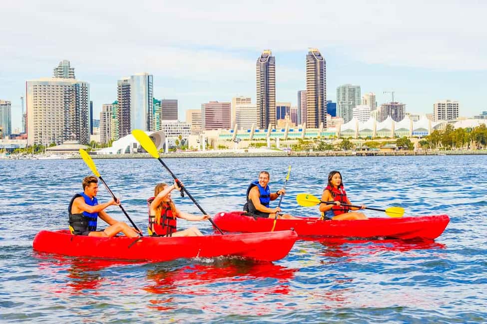 Coronado Guided Kayak Tour 90-Min - Getting the hang of your sit-on-top kayak