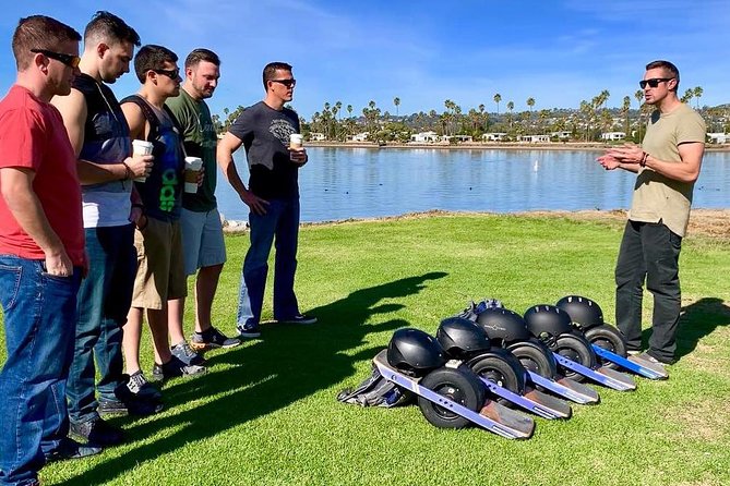 Onewheel Electric Hoverboard Lesson and Bay Ride - Safety Gear and Setup: Let the Instructor Do the Heavy Lifting