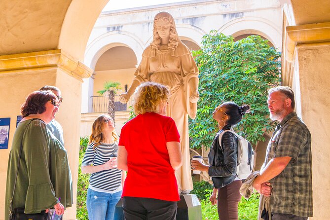 San Diego Balboa Park Highlights Small Group Tour with Coffee - Cabrillo Bridge views: downtown, zoo, and the historic highway