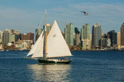 San Diego: Classic Yacht Sailing Experience - The 150-minute route: USS Midway, Coronado Bridge, and Point Loma