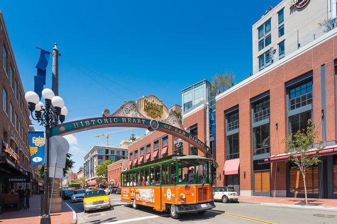 San Diego Shore Excursion: Hop-On Hop-Off Trolley Tour - Stop 7 near Petco Park and the Convention Center: great for sports fans and downtown logistics