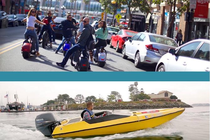 Super Saver: Self-Guided Speed Boat Adventure & iRide GPS Guided ScooterTour - Safety orientation, life jacket, helmet: the rules are part of the fun